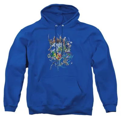 Immagine prodotto di Felpa con cappuccio "Saints And Psychos" per uomo/donna, unisex, modello TV39318 (taglia L), colore blu reale