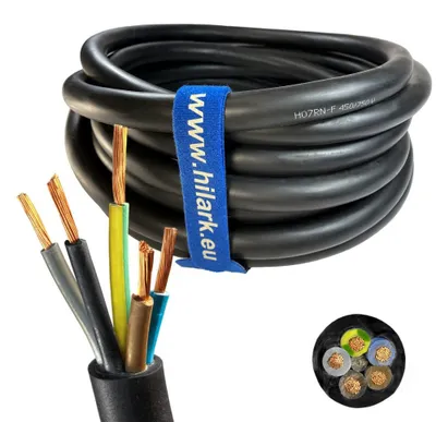 Produktbild von Kabel H07RN-F Kupfer 5x6mm² 25m für Verlängerungskabel und feste Verlegung