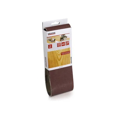 Produktbild von Kreator Holz Schleifband für Bandschleifer 3 Stück - Körnung G80 - 10 x 61 cm