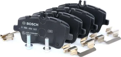 Produktbild von BOSCH Bremsbeläge Satz Vorne passend für MERCEDES-BENZ C-Klasse Limousine (W203) 0 986 494 607
