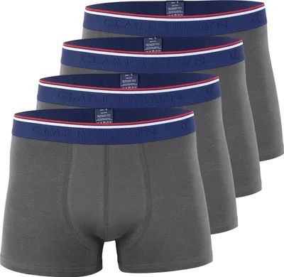 Produktbild von Clark Crown® Modal Boxershorts 4er Pack XL dunkelgrau