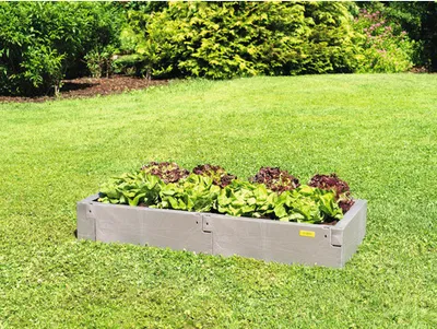 Produktbild von Hochbeet Aufbauerweiterung JUWEL Timber 130 x 60 x 20 cm Holzoptik