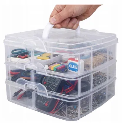 Produktbild von Multifunktionaler Organizer mit Fächern für Kleinteile