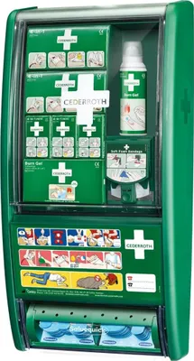 Produktbild von CEDERROTH Erste-Hilfe- und Verbrennungsstation bestückt