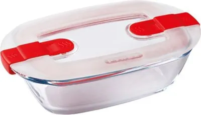 Image de Plat Pyrex Cook & Heat 17x10cm Verre Borosilicate Résistant Aux Chocs Thermiques - Pyrex