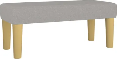 Obrázok produktu pre vidaXL Lavica Light Grey 70x30x30 cm Látka