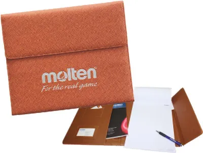 Produktbild von Molten Basketball Schreibmappe Basketball-Lederoptik