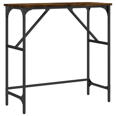 Produktbild von vidaXL Konsolentisch Räuchereiche 75x32x75 cm Holzwerkstoff