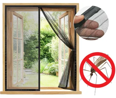 Obrázok produktu pre Sieť proti hmyzu do okien 50 x 100 cm, montáž bez vŕtania, ochrana proti hmyzu