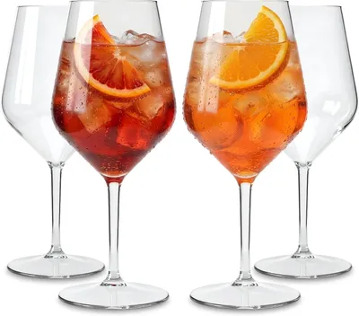 Produktbild von Spritz Aperol Gläser Kunststoff, 4 Stück, 47 cl, spülmaschinenfest, für Aperitif