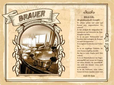 Obrázek produktu pro vianmo Drevený nápis 40x30 cm Brauer geschmackvoller Genießer