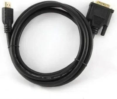 Obrázok produktu pre Gembird 1.8m, HDMI/DVI, M/M, 1,8 m, HDMI, DVI-D, Zlato, Čierna, Samec/samec