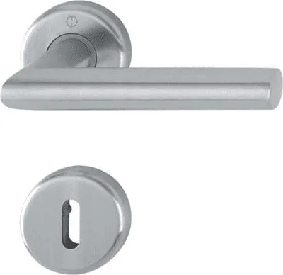 Image de Garniture de porte HOPPE Utrech - Inox - Clé L - 3940680