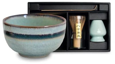 Image de Jeu de thé Matcha - 4 pièces - Vert clair