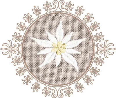 Produktbild von Tassendeckchen Edelweiss, Tissue 9-lagig, Ø 90mm, 250 Stück - Mank