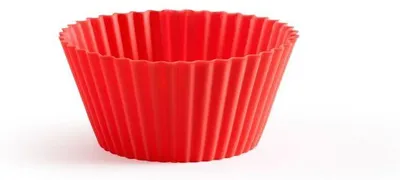 Obrázek produktu pro Lékué 884801, Košíčky na cupcaky/muffiny, 220 °C, Červená, Silikon, Čína, 70 mm