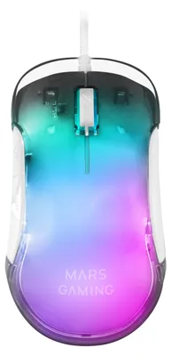 Zdjęcie produktu dla Mysz Mars Gaming MMGLOWW 12800 dpi White 12800 dpi