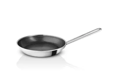 A product shot of a frying pan on a white background.