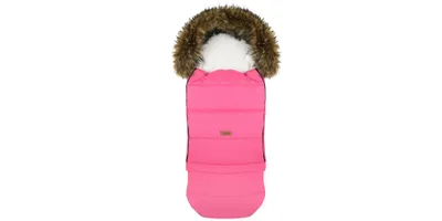 Produktbild von Goldkids - Winter Fußsack für Kinderwagen Babyschale Schlittensack - wasserdicht Baby Fußsack Kuschelsack Winterfußsack 115/85 cm x 50 cm - Rosa