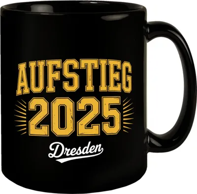 Produktbild von Dresden Aufstieg 2025 Tasse
