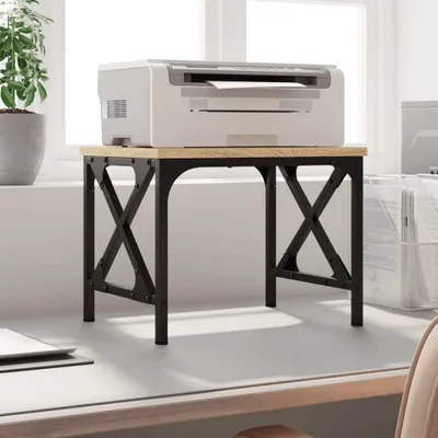 Produktbild von vidaXL Stojan na tlačiareň Sonoma Oak 40x30x31 cm odvodený výrobok z dreva