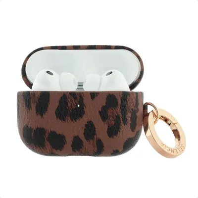 Produktbild von Selencia Sabi Case AirPods Pro 3 - Leopardenmuster - Mocha Brown