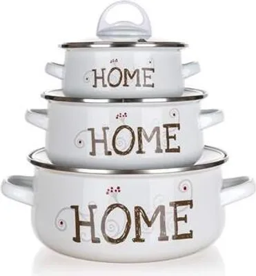 Immagine prodotto di Set di stoviglie smaltate per banchetti Home Coll., 6 pz