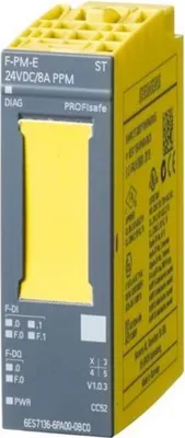 Produktbild von Siemens ET200SP Peripheriemodul, 2 DI, 1 RO (6ES7136-6PA00-0BC0)