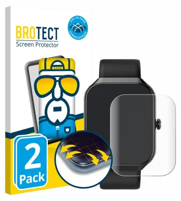 Produktbild von 2x BROTECT Fullscreen Schutzfolie für Motast 2026 1.96" Displayschutz Folie Fullcover Klar Transparent
