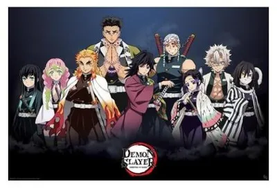 Image de Poster Demon Slayer Pillars 91.5x61cm