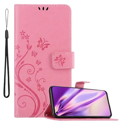 Zdjęcie produktu dla Pokrowiec Cadorabo do Realme GT 2 PRO w kolorze różowym pokrowiec ochronny etui na telefon komórkowy etui w kwiaty etui w kwiaty