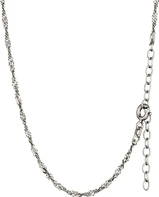 Produktbild von Längenverstellbar Panzerkette 45+5cm 925 Silber rhodiniert 1,9mm breit Halskette