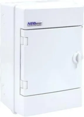 Produktbild von Feuchtraumverteiler Kleinverteiler Verteilerkasten 1000V RH4/B 4Module Aufputz Sicherungskasten IP65 AP VDE 36.03 E-P 4415