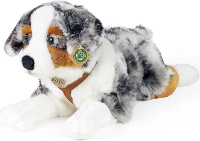 Immagine prodotto di RAPPA Pastore Australiano di peluche sdraiato 61 cm ECO-FRIENDLY