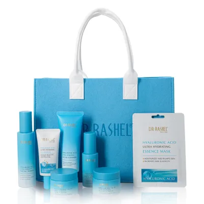 Produktbild von Hyaluronsäure Hyaluronic Acid Gesichtspflege Set Serum Cream Cleanser Toner 16-Tlg