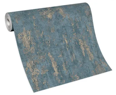 Zdjęcie produktu dla Vliestapete 10273-08 Tapete Uni Einfarbig 0.53 x 10.05 m Erismann Casual Chic Blau