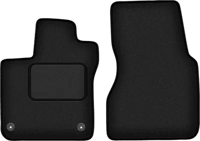 Immagine prodotto di Wielganizator tappetini auto velours anteriori adatto per Renault Twingo III (2014-, hatchback) neri, set 2 pz, con fissaggi