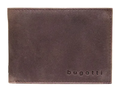 A brown leather wallet is shown against a white background.