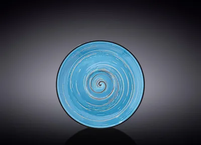 Produktbild von Wilmax Porzellan Untertasse, 15 cm, Spiral Blue Kollektion, WL-669636/B
