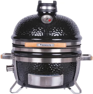 Produktbild von Kamado-Tischgrill, Keramik-Barbecue für unterwegs mit Feuerplatte