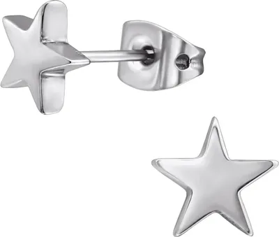 Produktbild von Titan Ohrstecker mit Stern
