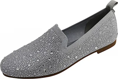 Image de La Strada Chaussures basses pour femmes Slipper Argent Loisirs, Taille:37 EU