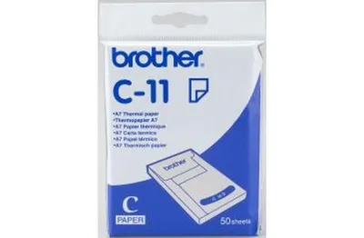 Produktbild von Brother - A7 (74 x 105 mm) 50 Blatt Thermopapier - für m-PRINT MW-100, MW-120, MW-140BT, MW-145BT