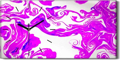 Produktbild von Dekor Leinwand Uhr Wandbilder Geräuschlos 60x30 Malerei Abstrakte Kunst - schwarze Hände