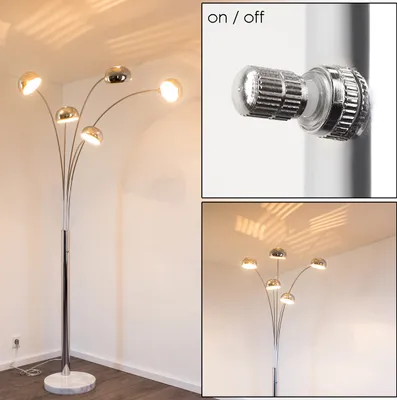 Produktbild von Suio »Suio« Stehleuchte aus Metall in chrom mit Lichteffekt