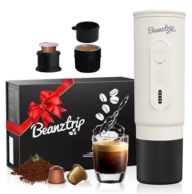 Productafbeelding van Draagbare espressomachine met accu, 20 bar, mini-koffiezetapparaat