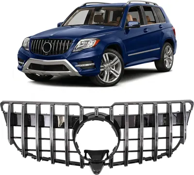 Produktbild von Kühlergrill GT/PANAMERICANA, passend für MERCEDES GLK X204 2012-2015, Frontgrill