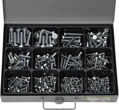 Immagine prodotto di Assortimento di viti esagonali DIN 933 - 12 pezzi - 280 pezzi