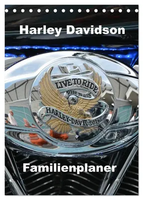 Produktbild von Harley Davidson Familienplaner (Tischkalender 2027 DIN A5 hoch), CALVENDO Monatskalender