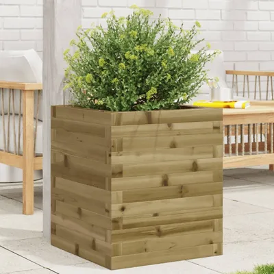 Obrázok produktu pre Maison Exclusive – Kvetináč 40 x 40 x 46 cm z impregnovaného borovicového dreva